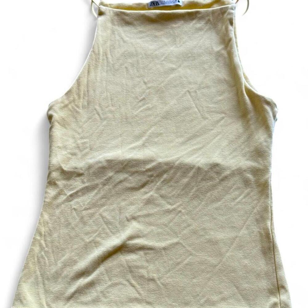 Zara High Neck Tank Top